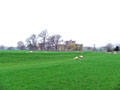 The earthworks of the Roman fort - Photo Matthew Emmott